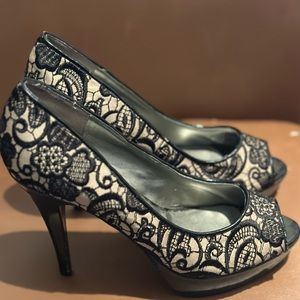 Lace heels